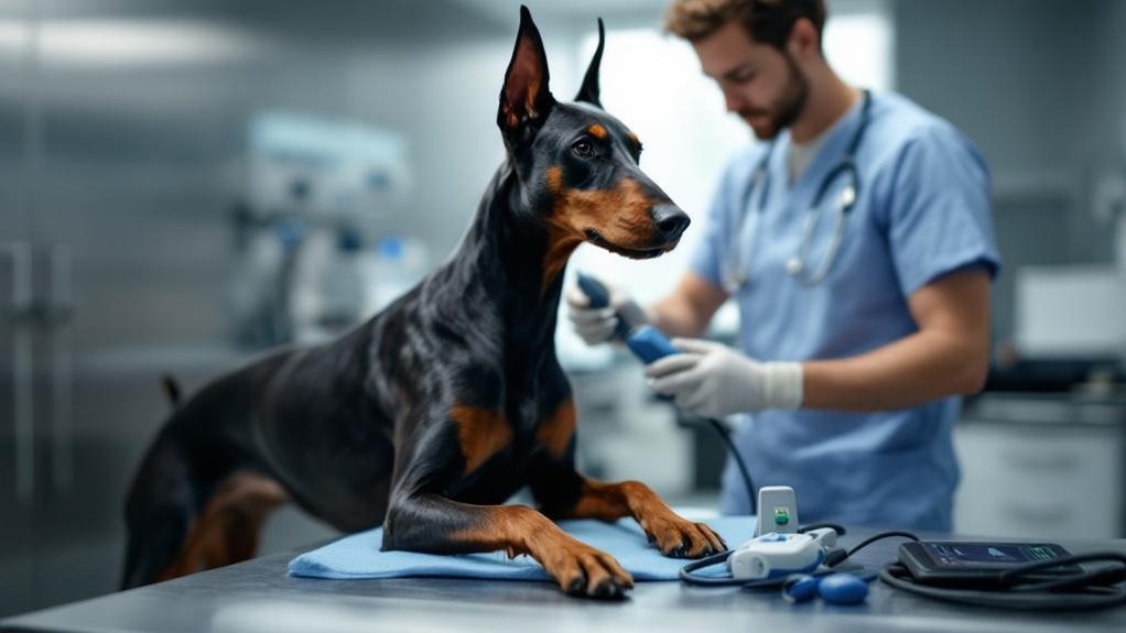 doberman heart health evaluation