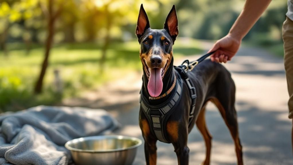 exercise safety for dobermans