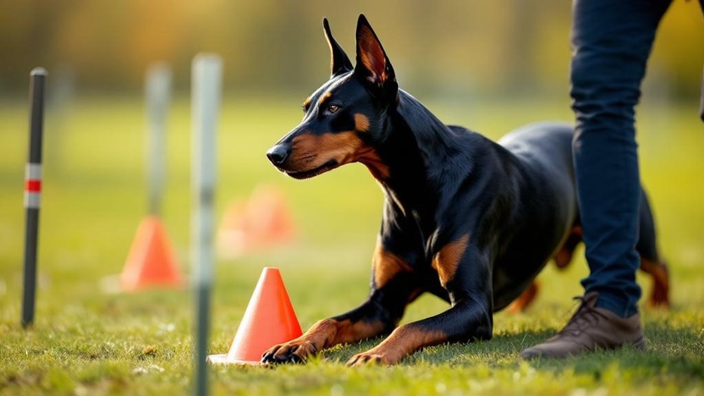 positive engagement for dobermans