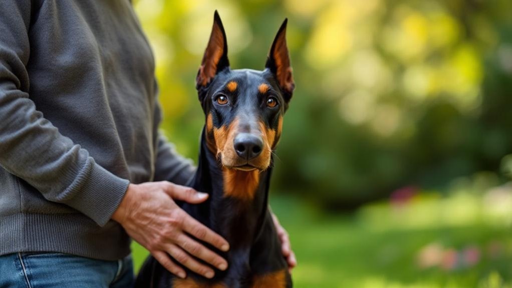 senior doberman heart care